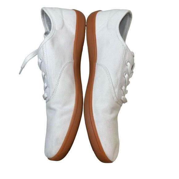 WHITIN White Wide Canvas Barefoot Sneakers | Zero Drop Sole | Minimalist Sz 10 W - Picture 9 of 16